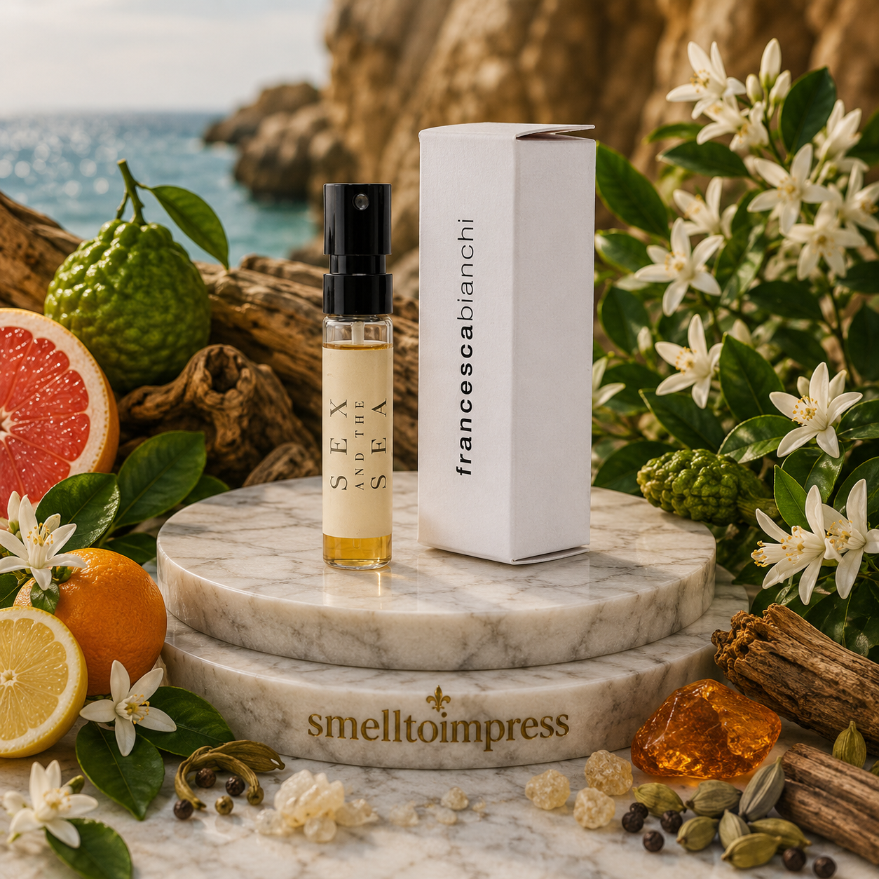 obrázek oficiálního vzorku parfému Francesca Bianchi Sex and the Sea Neroli 1,5 ml 0,07 fl. oz
