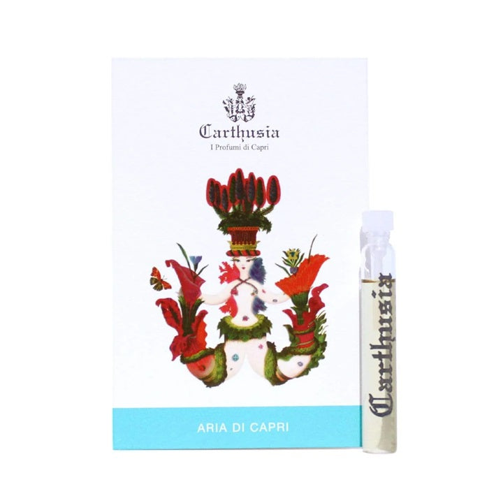 oficiální vzorek parfému Carthusia Carthusia Aria di Capri velikost 2ml 0,06 oz. tester parfémů