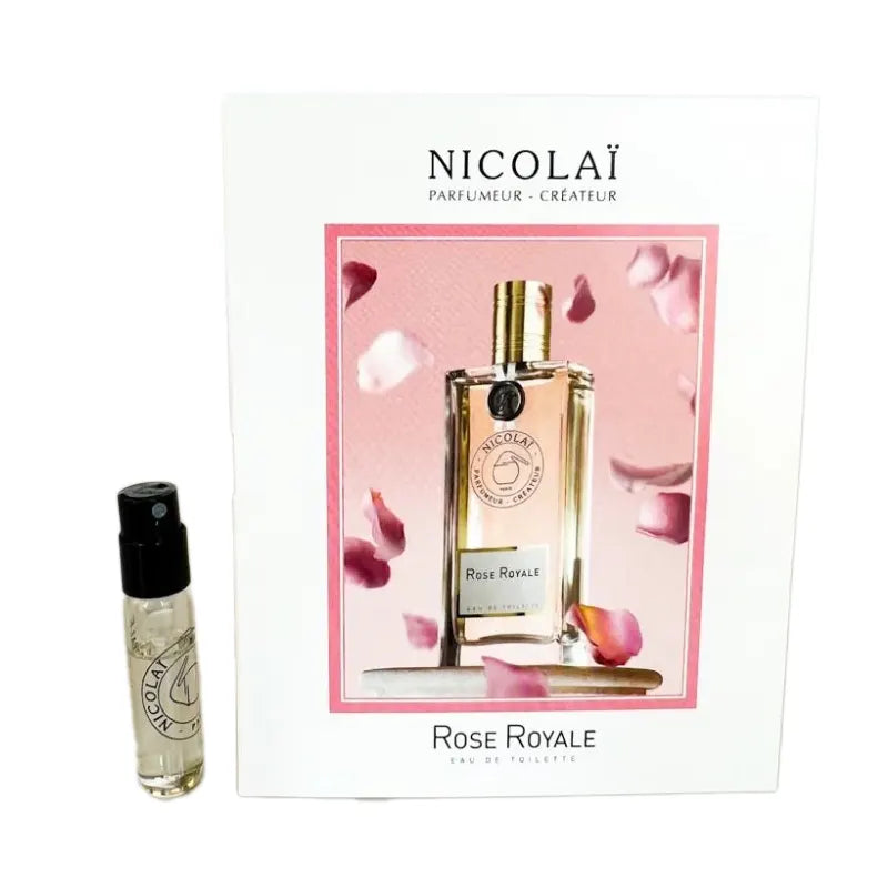 Oficiální vzorky parfémů Nicolai Rose Royale, tester parfémů 1,8 ml 0,07 oz.