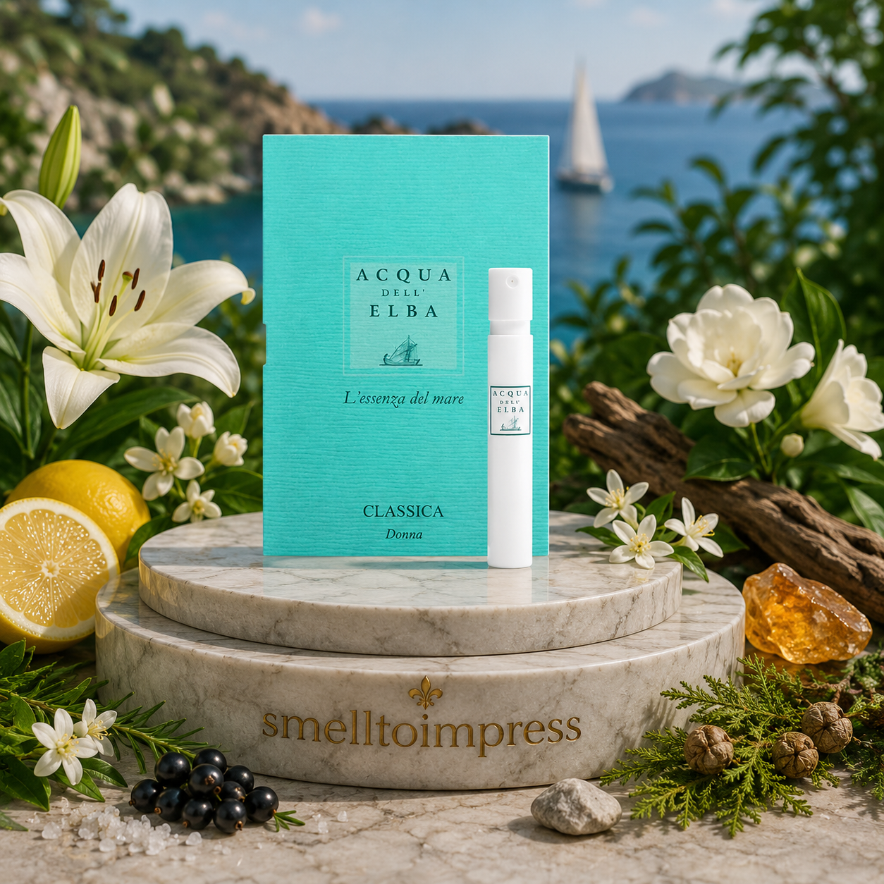 obrázek oficiálního vzorku parfému Acqua dell' Elba Classica Donna 1,2 ml 0,04 fl. oz