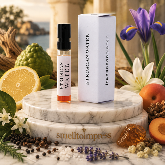 obrázek oficiálního vzorku parfému Francesca Bianchi Etruscan Water 1,5 ml 0,07 fl. oz