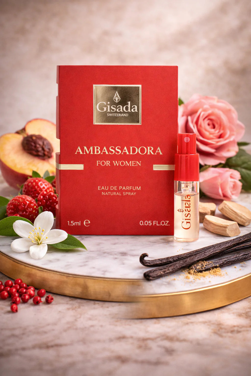 image of Gisada Ambassadora 1.5ML 0.05 fl. oz. official perfume samples
