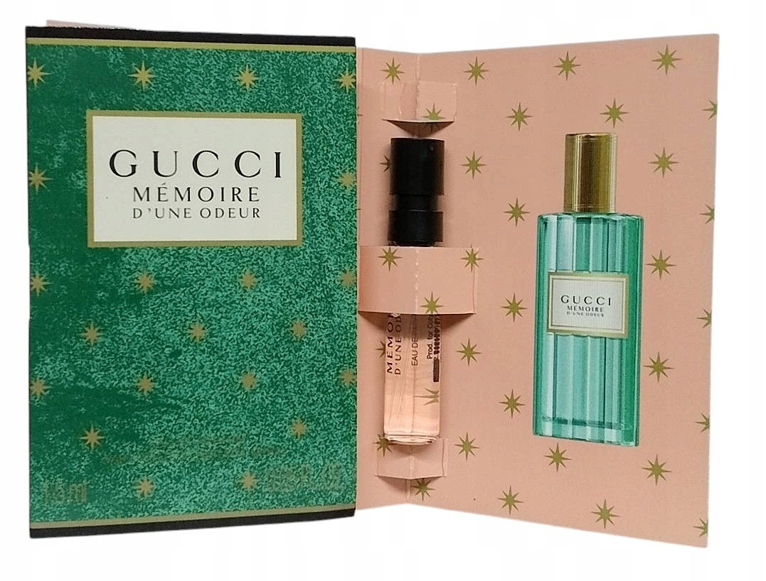 Gucci Memoire d' Une Odeur by Gucci Parfums oficiální vzorek parfému 1,5 ml 0,05 fl. oz. přerušená vůně