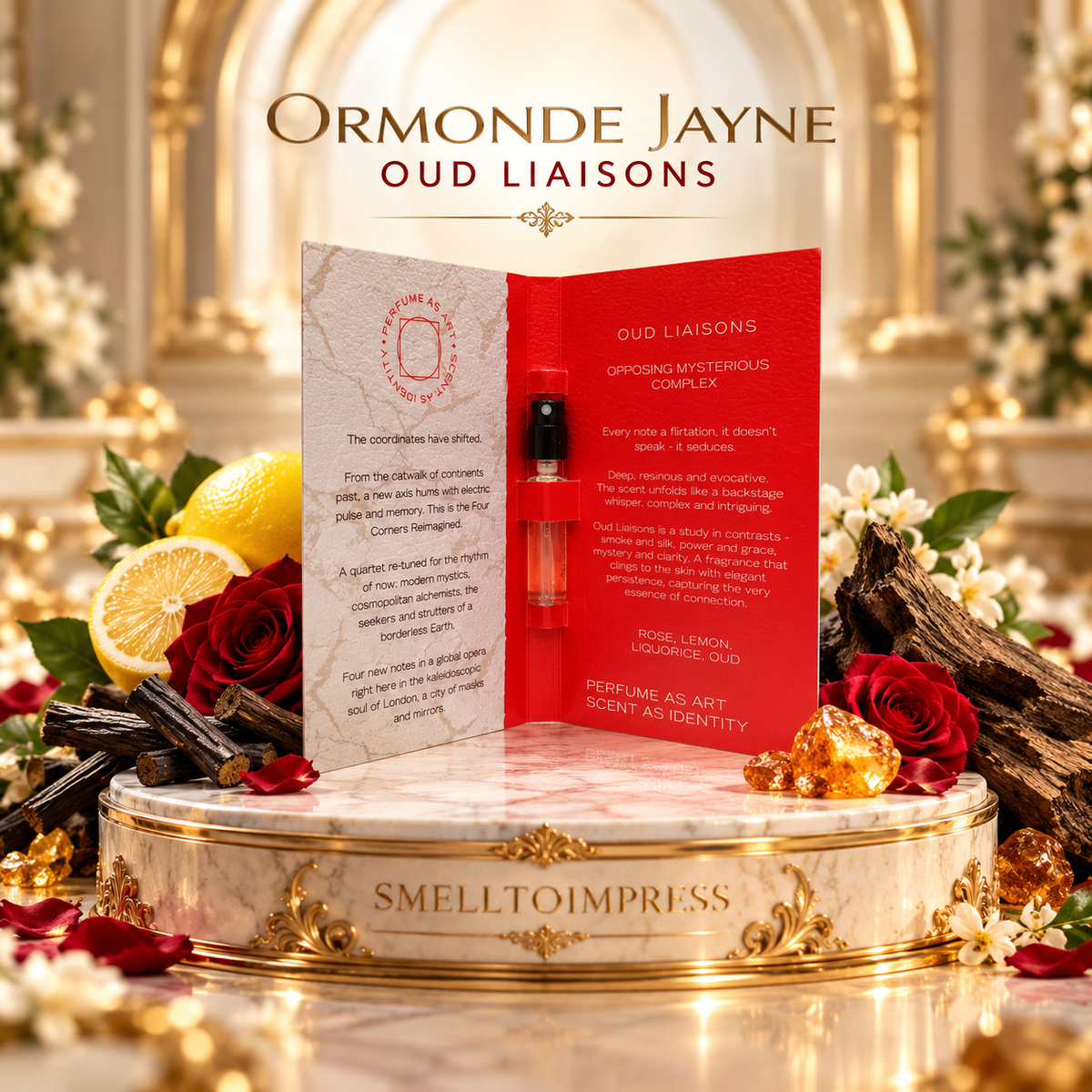 obrázek oficiálního vzorku parfému Ormonde Jayne Oud Liaisons 2,5 ml