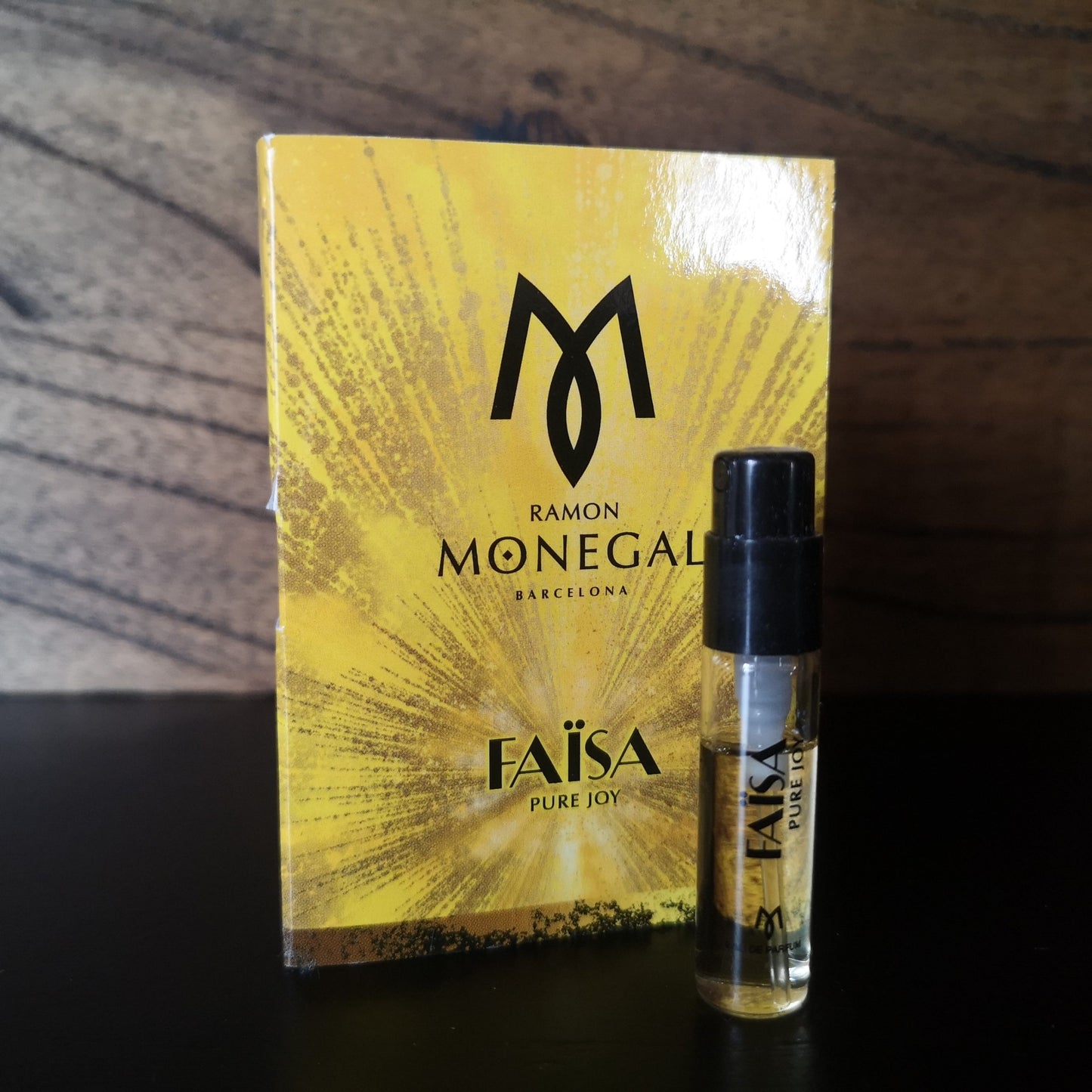 Ramon Monegal Faisa Pure Joy oficiální vzorek parfému 2ml 0,06 fl.o.z. tester parfémů