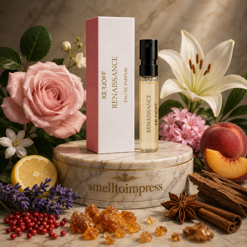 obrázek oficiálního vzorku parfému XERJOFF RENAISSANCE 2 ml 0,06 fl. oz.