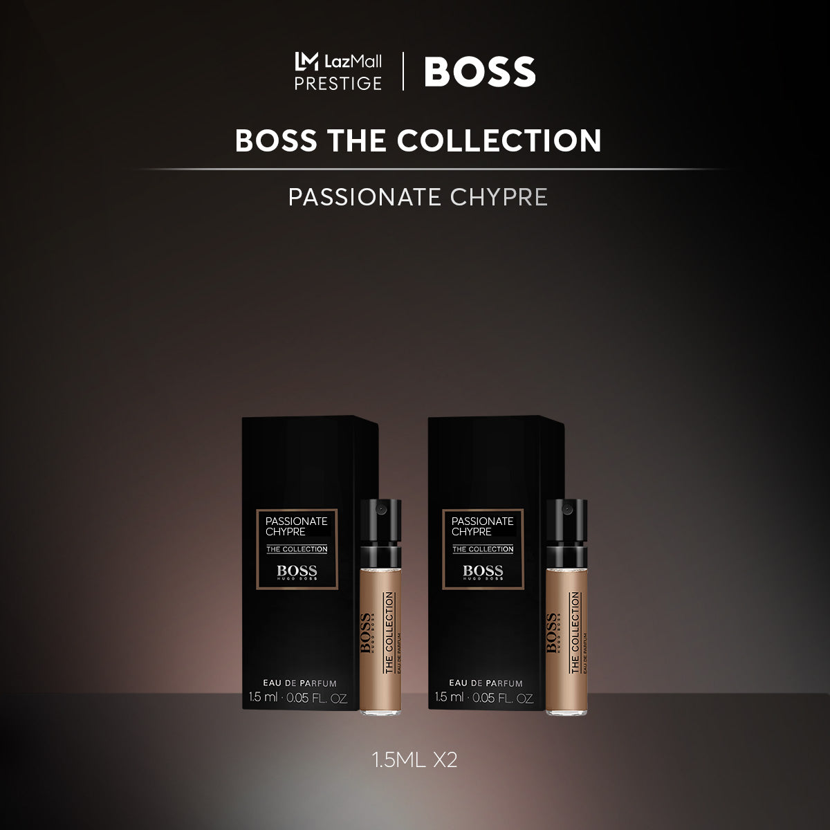 Oficiální vzorek parfému Hugo Boss The Collection Passionate Chypre 1,5 ml 0,05 fl. oz.
