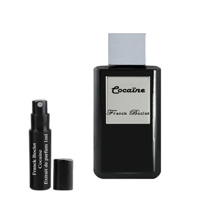 Franck Boclet Kokain 1ml 0,03 fl. o.z. vzorek parfému, Franck Boclet Cocaine 1ml 0,03 fl. o.z. 液量オンス公式香水サンプル, Franck Boclet Kokain 1ml 0,03 fl. o.z. парфюмна проба, Franck Boclet Cocaine 1ml 0,03 fl. o.z. échantillon de parfum, Franck Boclet Cocaine 