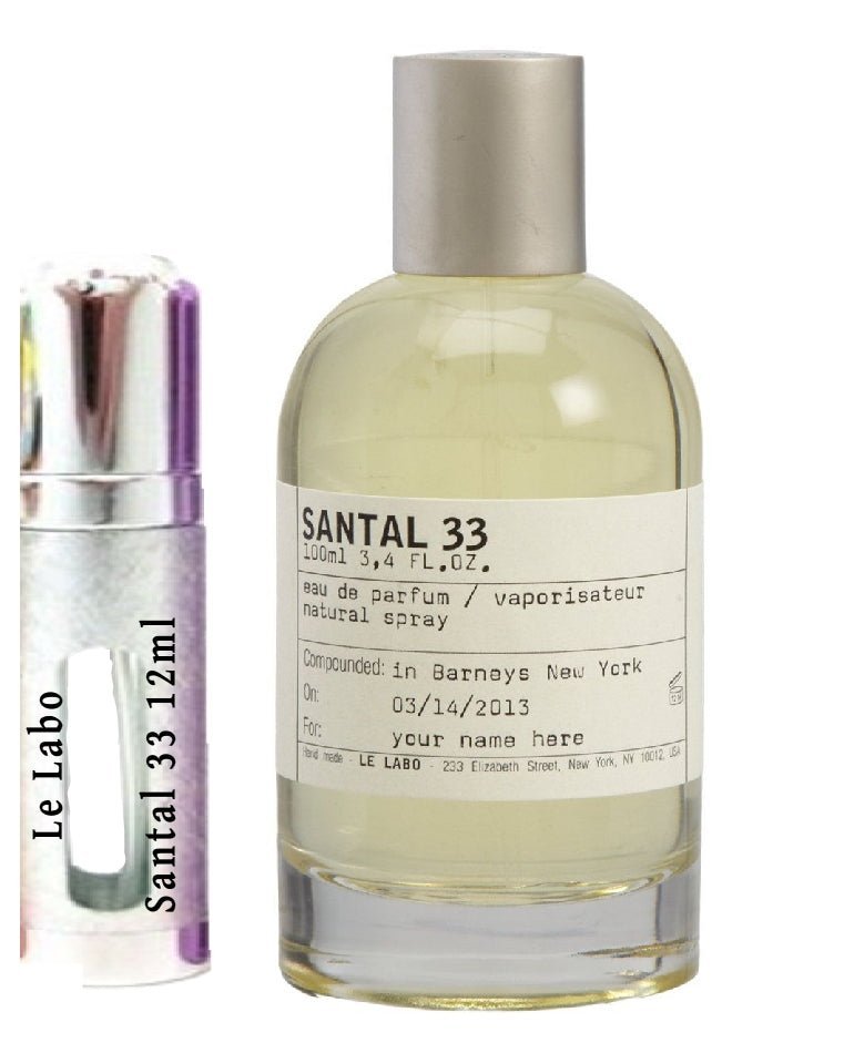 Le Labo Santal 33 12ml 0.41 fl. o.z. vzorek parfému,  Le Labo Santal 33 12ml 0.41 fl. o.z. δείγμα αρώματος,  Le Labo Santal 33 12ml 0.41 fl. o.z. próbka perfum,  Le Labo Santal 33 12ml 0.41 fl. o.z. образец духов,  Le Labo Santal 33 12ml 0.41 fl. o.z. vzorec parfuma,